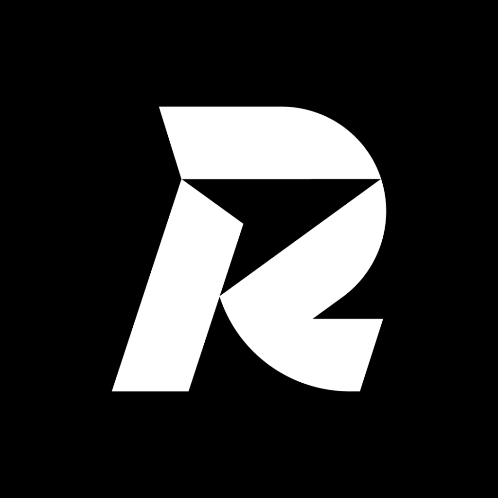 Letter R Arrow Motion Logo - 2