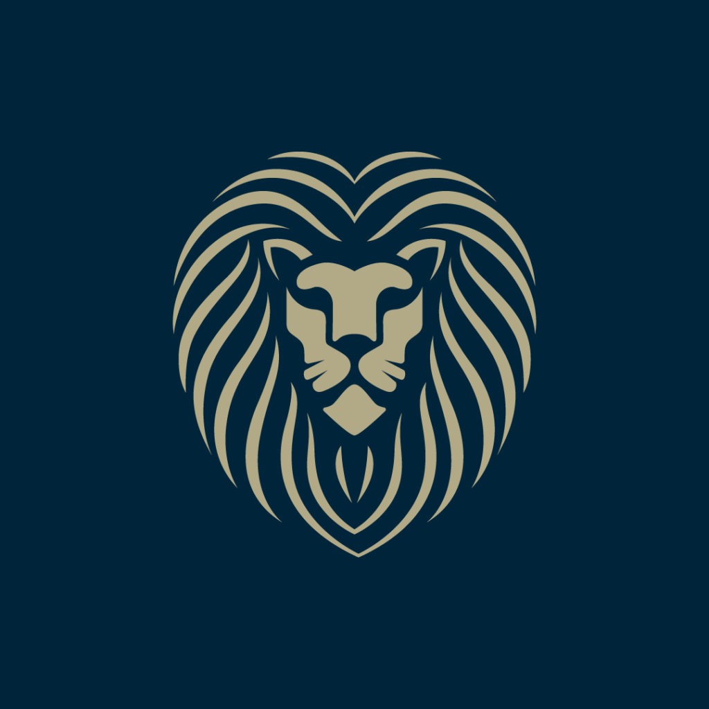 Lion Head Luxury Logo