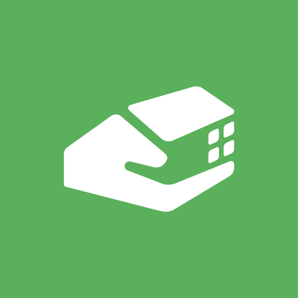 Hand House Moving Logo - 1