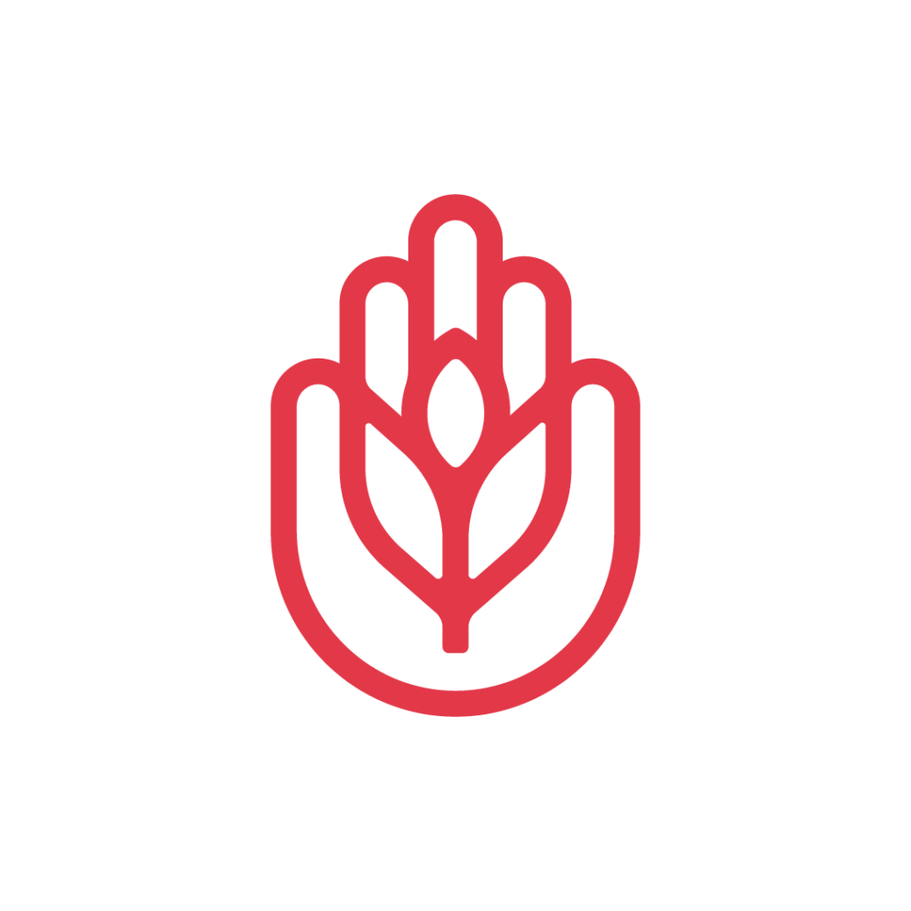 Hand Rose Flower Logo - 3
