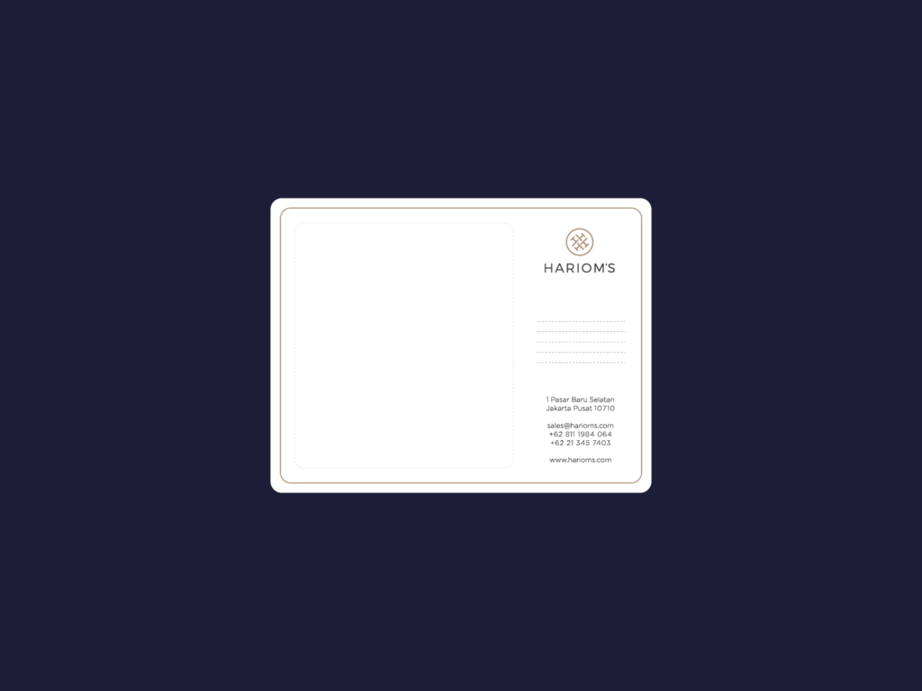 Harioms Tailor Brand Identity