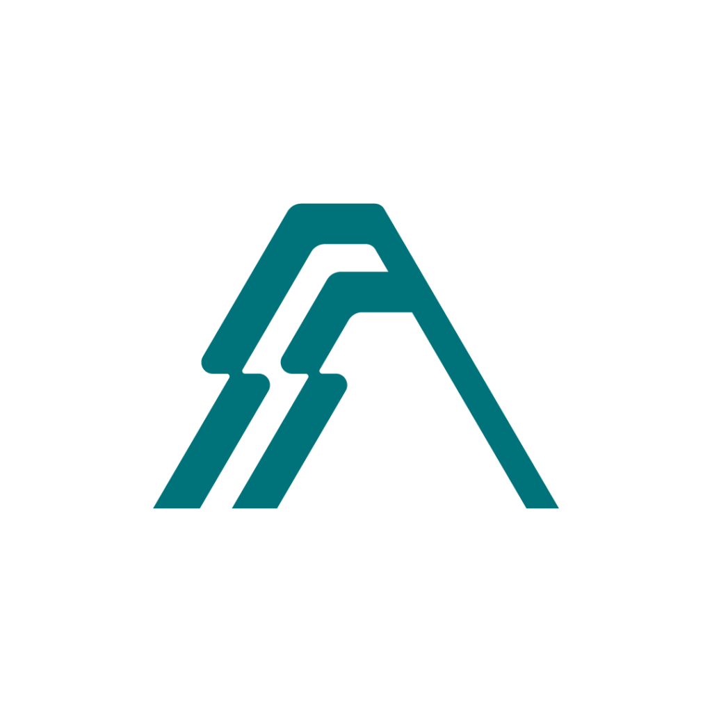 Letter A Flag Logo - 2