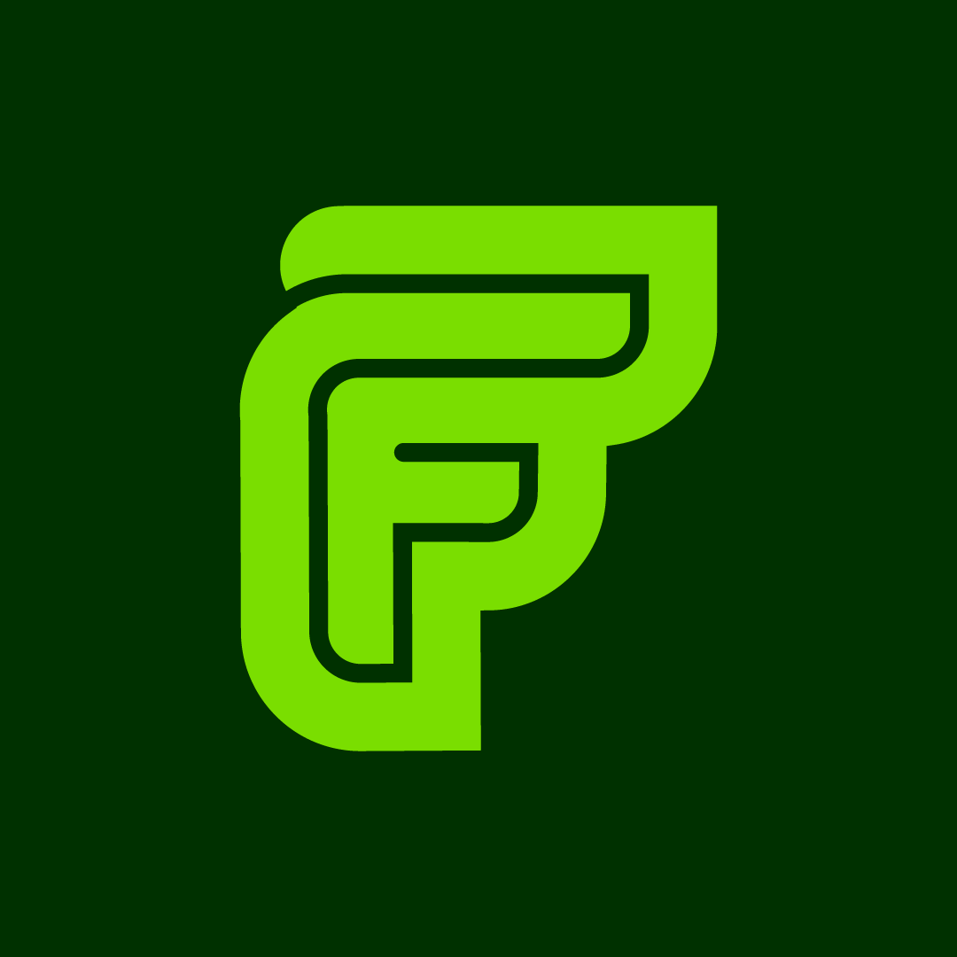 F Leaf Infinity Green Logo