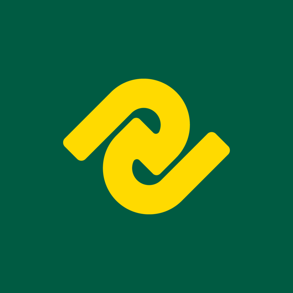 Letter N Golf Infinity Logo