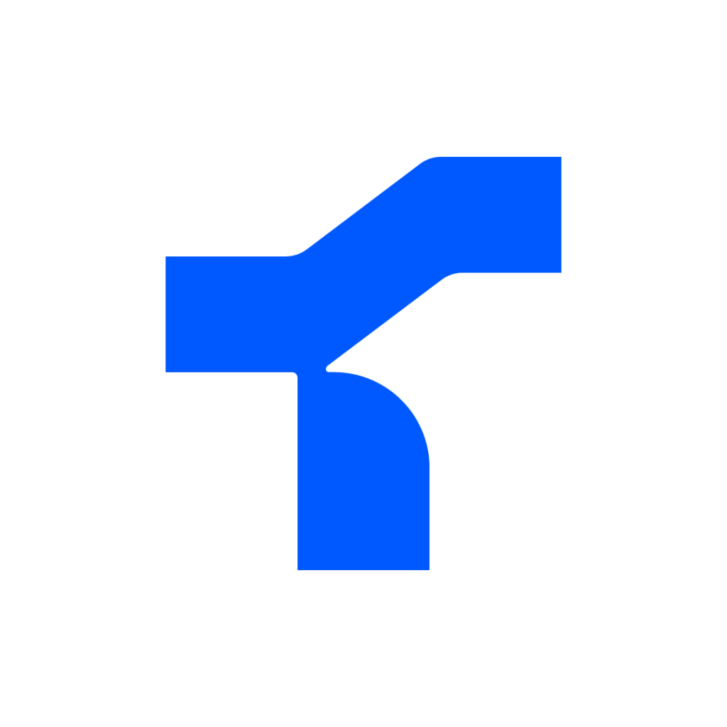 Letter T Growth Tech Logo - 2