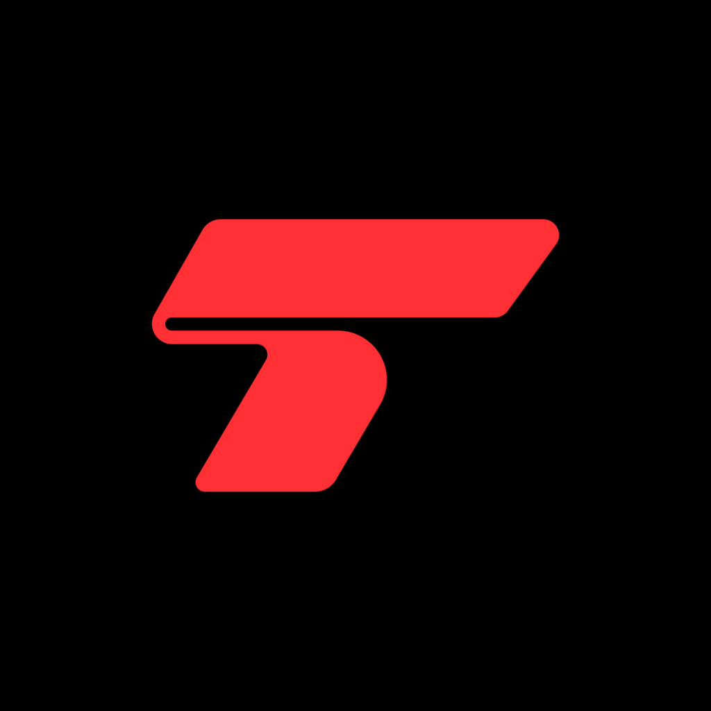 Letter T Fast Sports Logo - 2