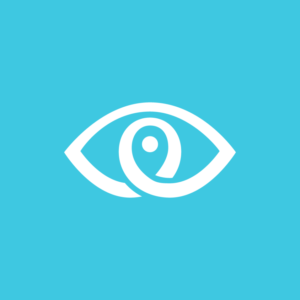 Eyes Pin Infinity Logo - 2