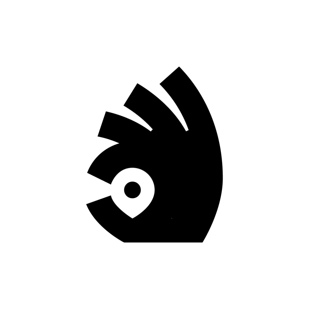 Hand Pin Travel Logo
