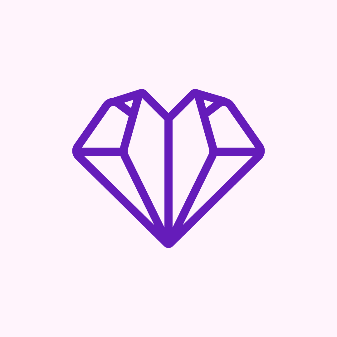 Book Diamond Minimalist Logo