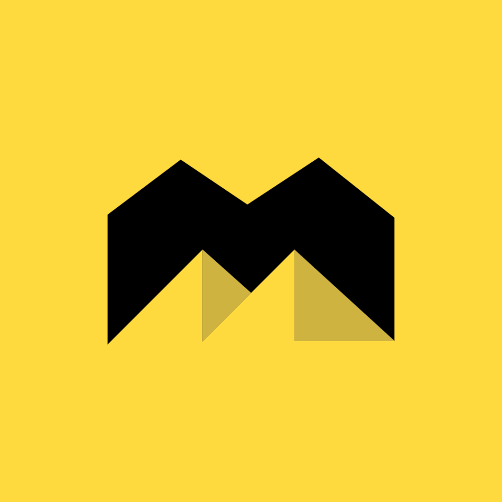 Letter M Mountain Logo - 3
