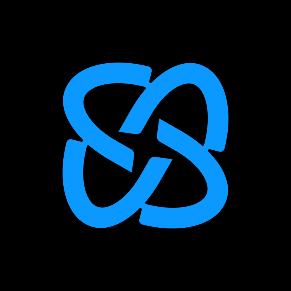Letter S Star Rotation Logo - 3