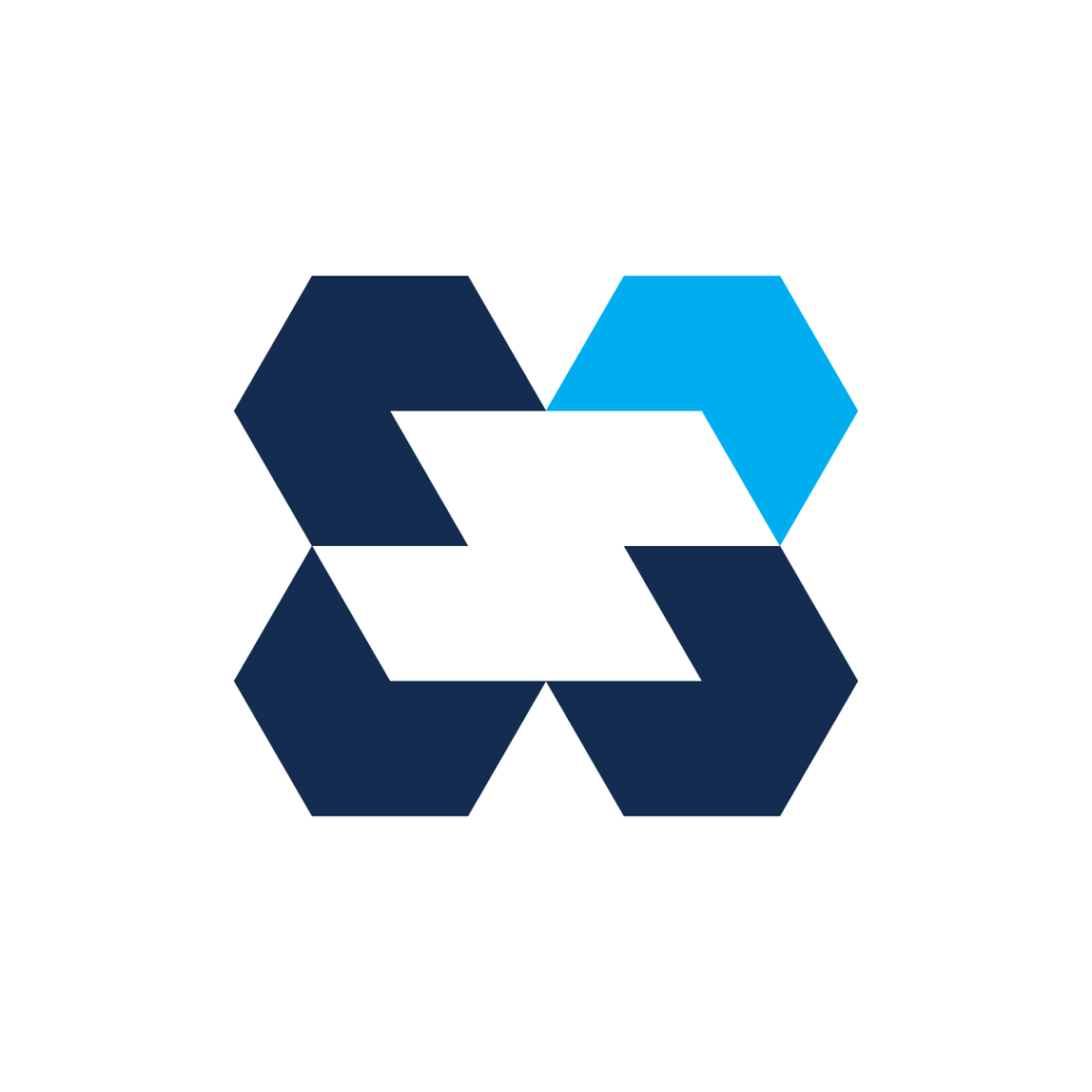 Letter X or S Arrow Logo