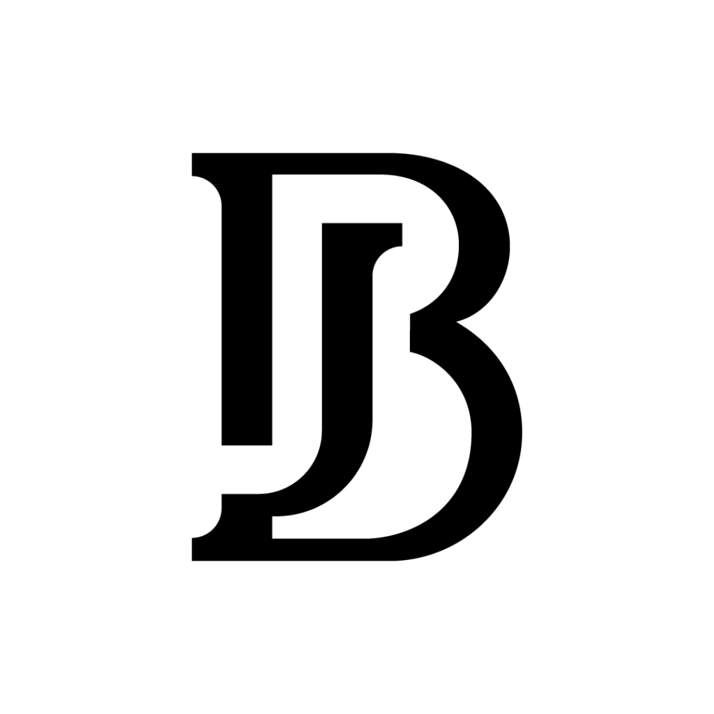 BJ or JB Elegant Logo - 3
