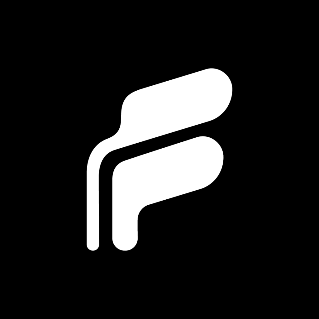 Dynamic Letter F Tech Logo