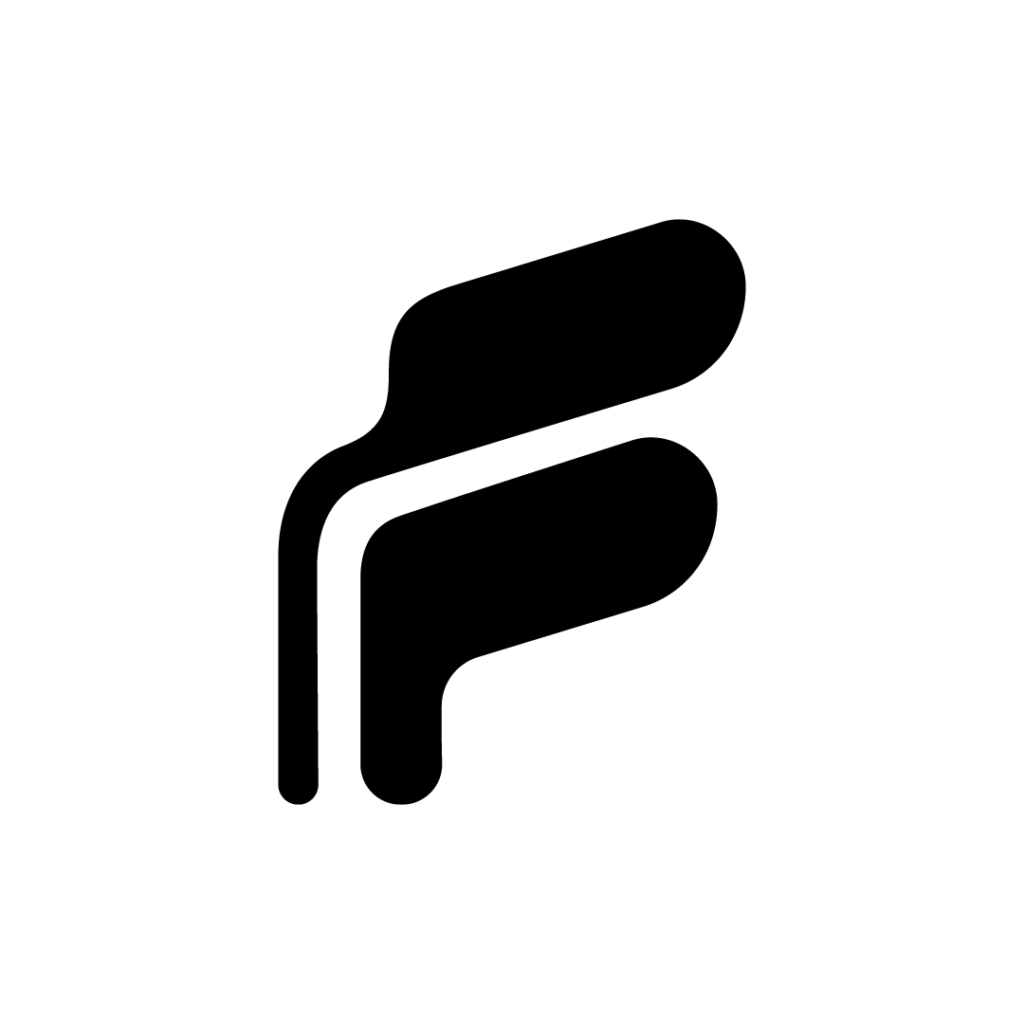 Dynamic Letter F Tech Logo - 2